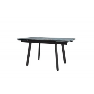 Стол стеклянный Лорд 1400х800х300 Мрамор серый